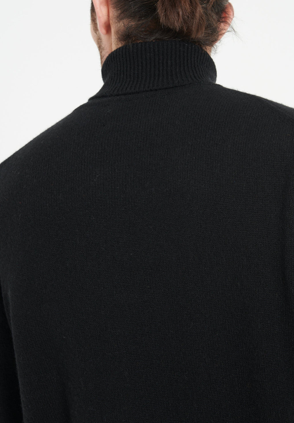 LUKE 15 4-thread cashmere turtleneck sweater, black