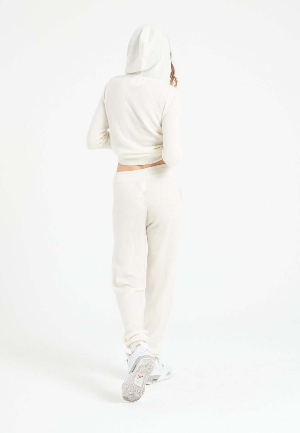 LILLY 11 Off white cashmere sweatpants