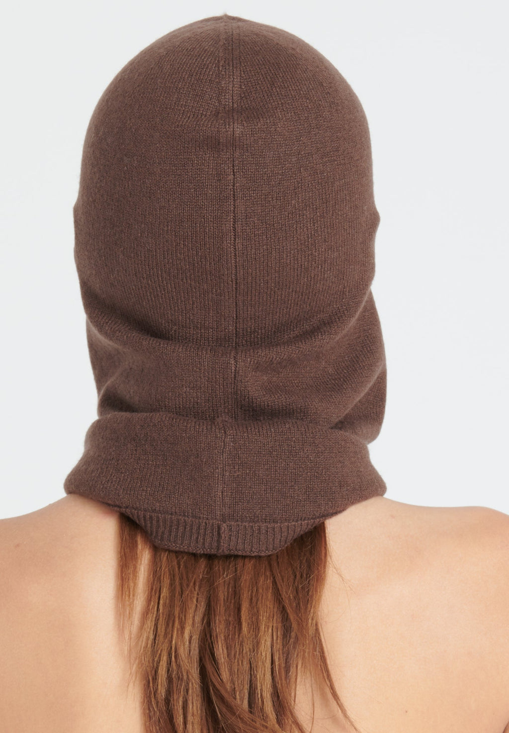 UNI 9 Brown cashmere balaclava