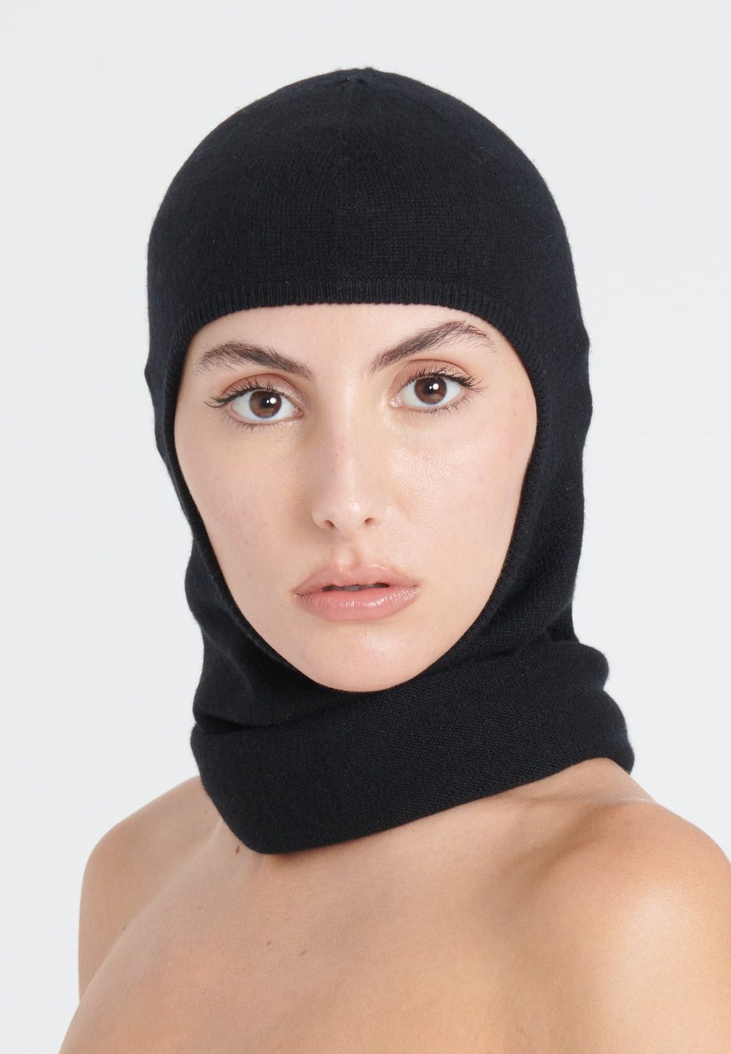 UNI 9 Black cashmere balaclava