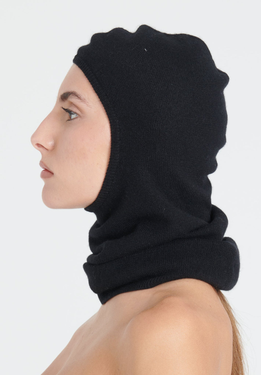 UNI 9 Black cashmere balaclava