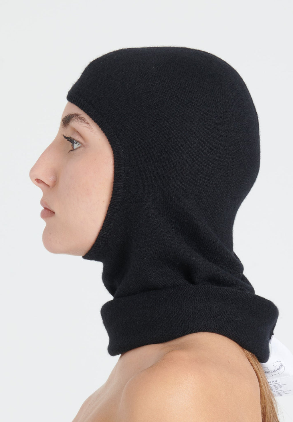 UNI 9 Black cashmere balaclava