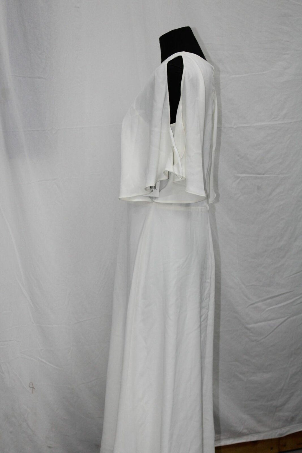 Ralph Lauren Women's Casual Belted Cutout Crepe Sheath Dress White Size 10