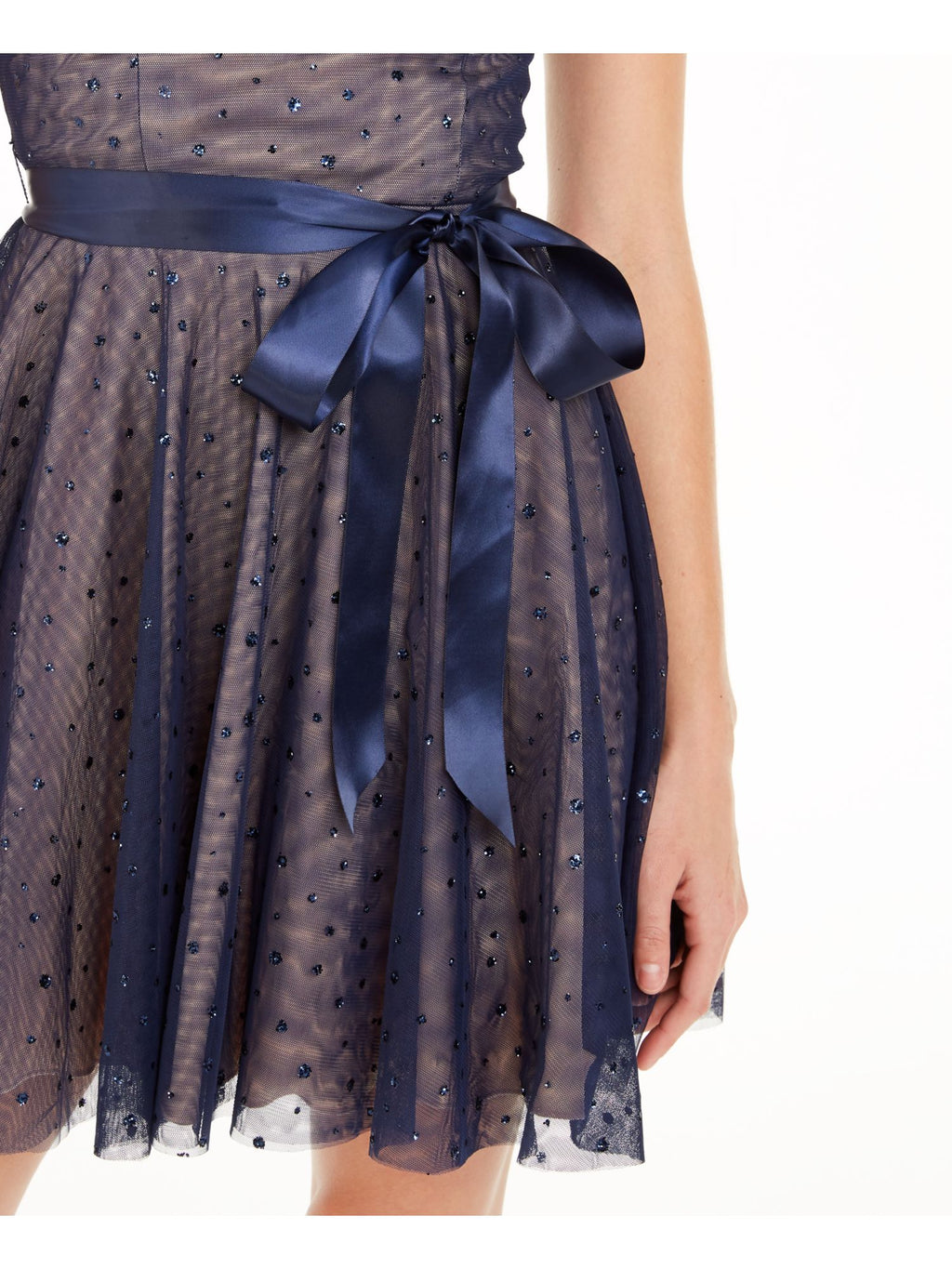 Teeze Me Junior's Mini Formal Cocktail and Party Dress Blue Size 1