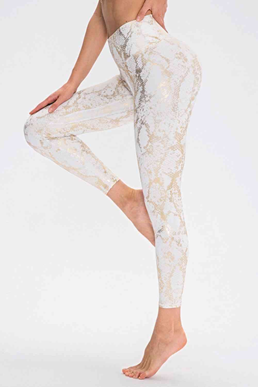 Animal Print Active Pants - Plus