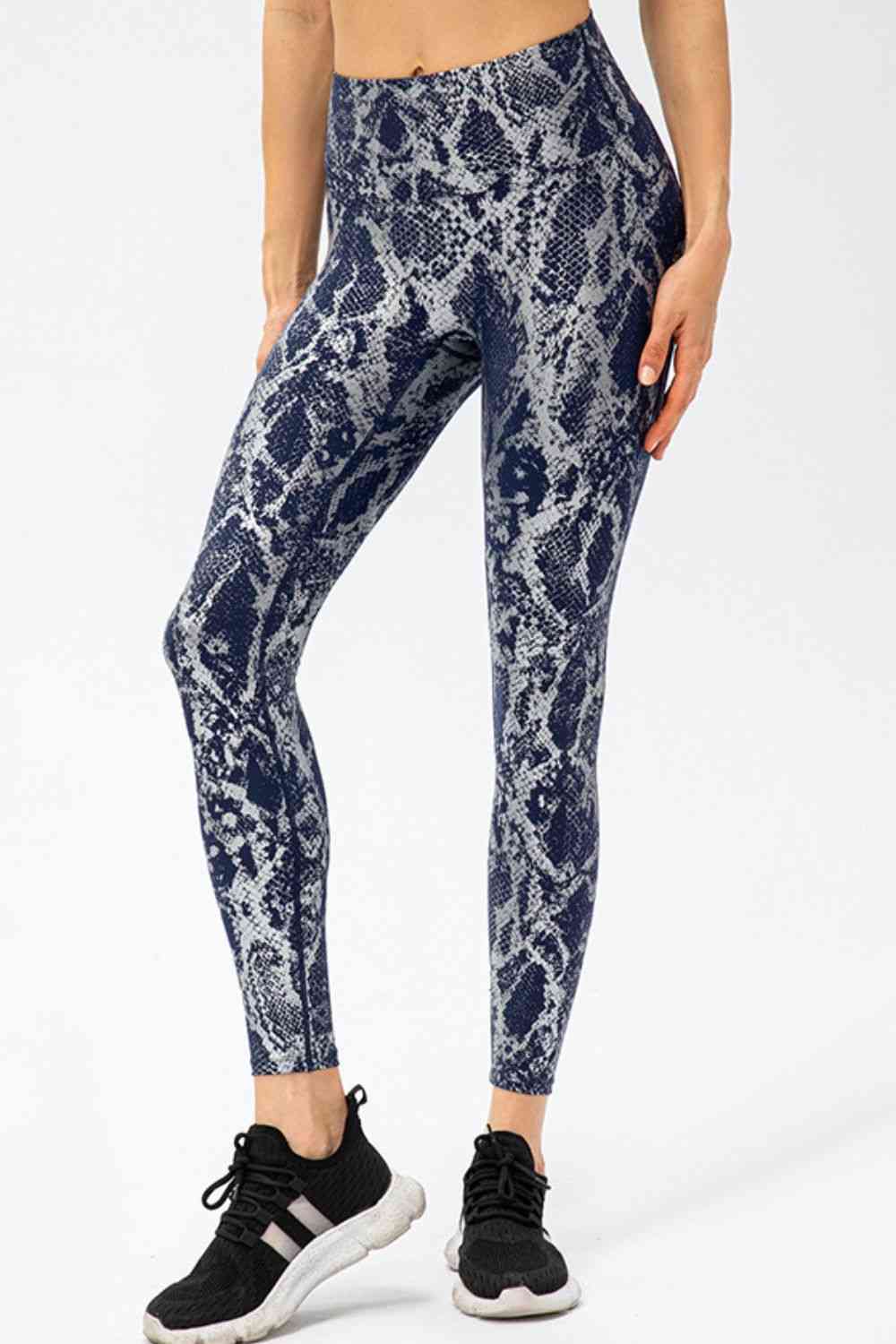 Animal Print Active Pants - Plus