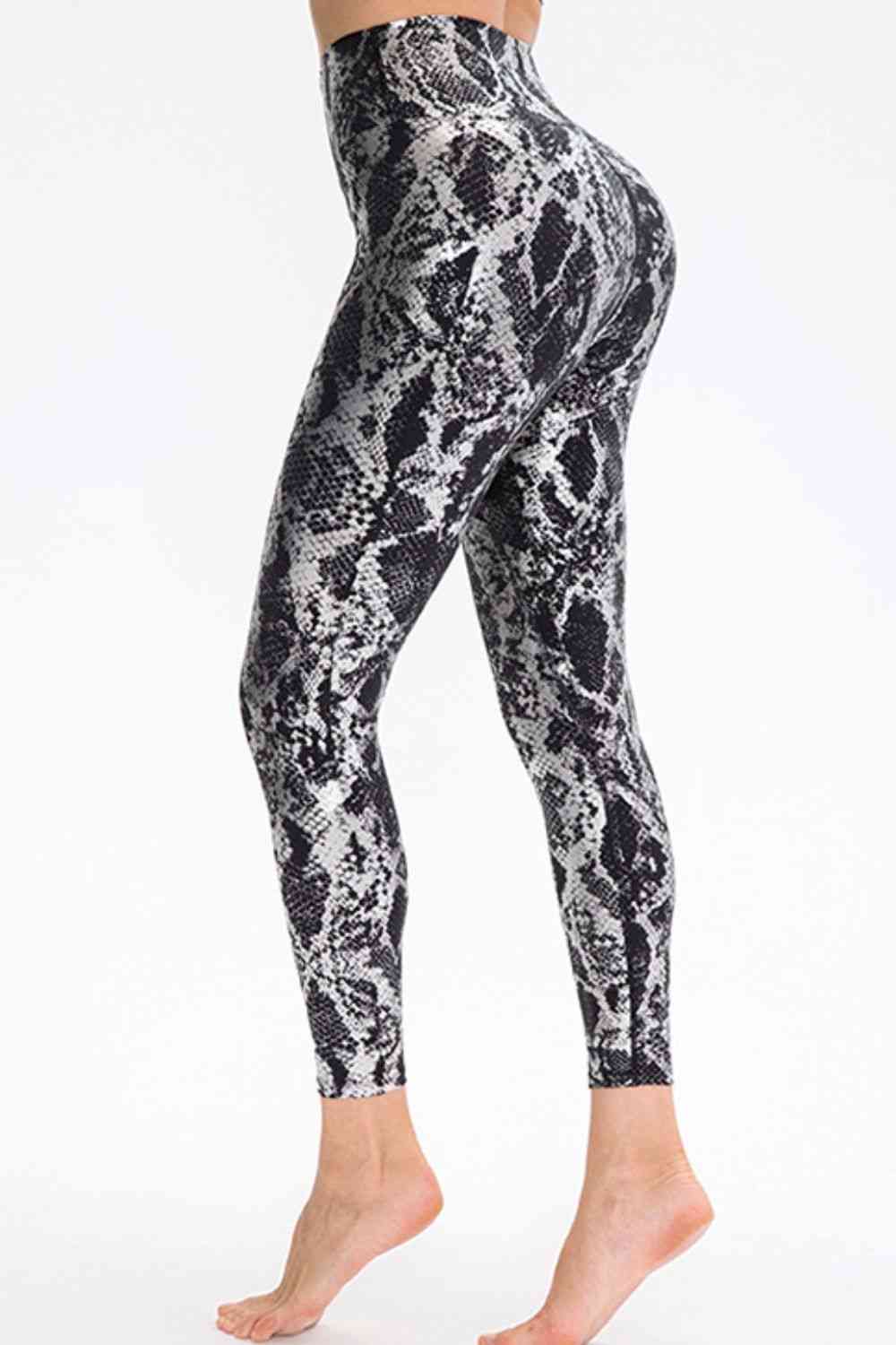 Animal Print Active Pants - Plus