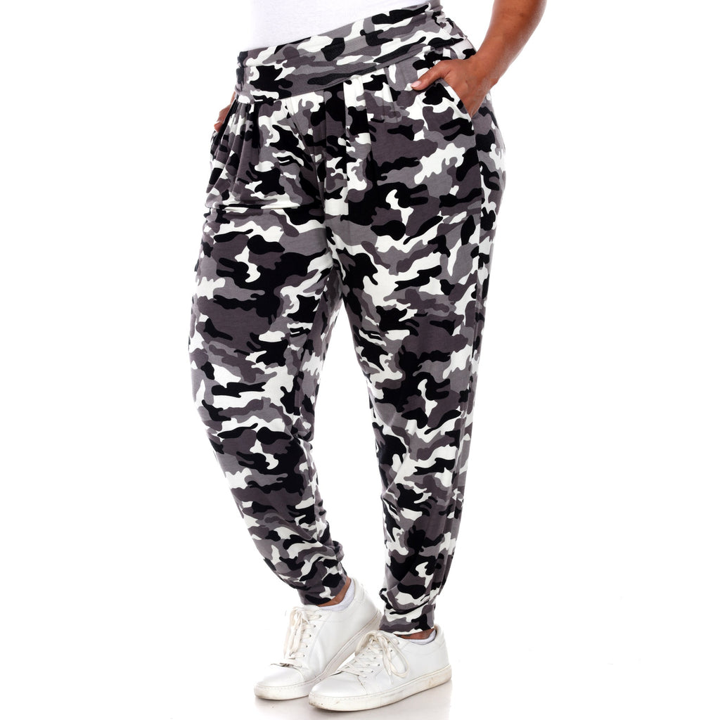 Camo Harem Pants - Plus