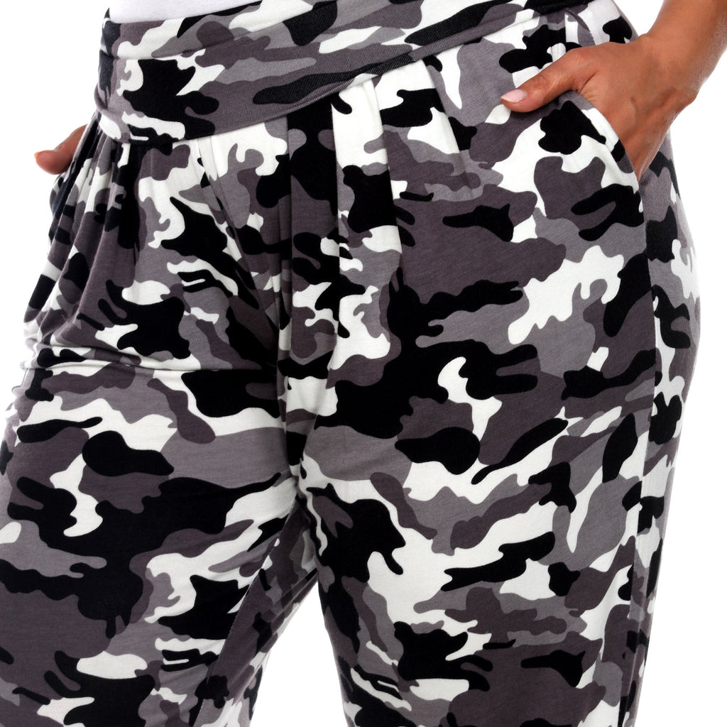 Camo Harem Pants - Plus