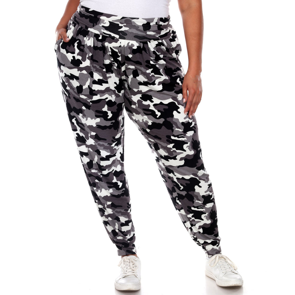 Camo Harem Pants - Plus