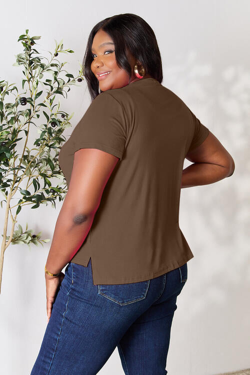 Essential Round Neck Top - Plus (6 Colors Available)