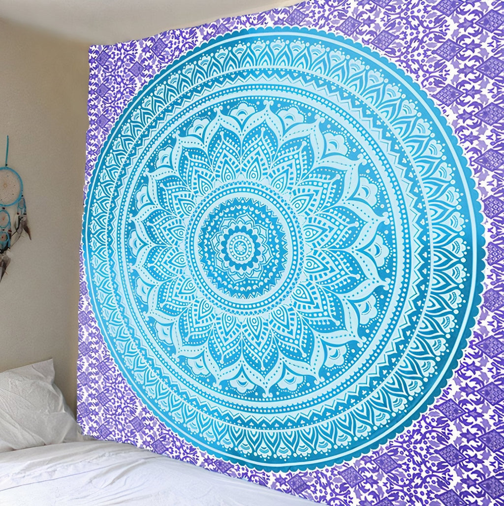 Mandala 29x37 Polyester Tapestry (2 Colors Available)