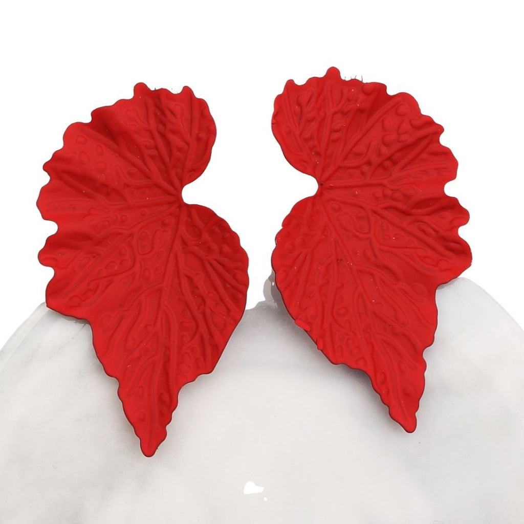 Mirrored Leaf Earrings