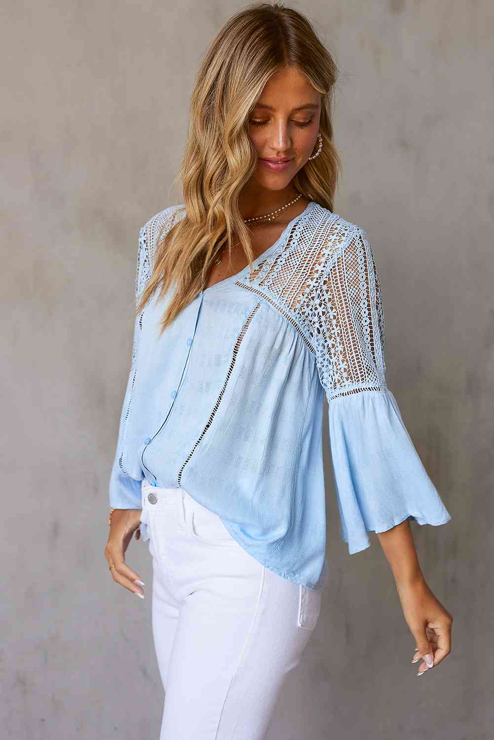 Sully Lace Shirt - Plus